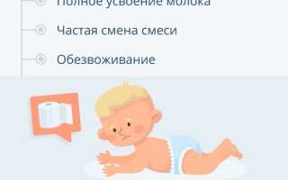 Что делать при запоре у новорожденного при грудном вскармливании