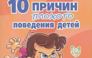 10 причин плохого поведения детей и хитрости от психолога