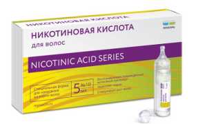 Никотиновая кислота – эффективное средство при выпадении волос