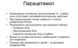 При какой температуре и как пить препарат Парацетамол взрослым и детям?