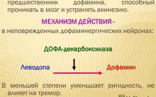 Инструкция по применению препарата Мадопар и его аналоги