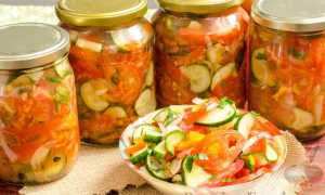 Вкусный салат из огурцов на зиму