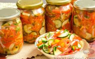 Вкусный салат из огурцов на зиму