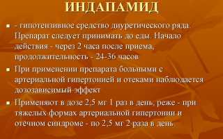 Совместимость препарата Индапамид/Периндоприл и инструкция по его применению