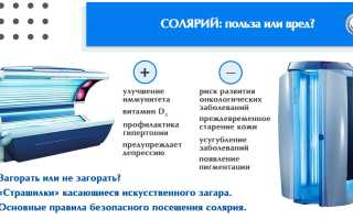 Солярий: вред и польза современной услуги