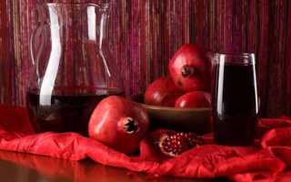 Натуральный гранатовый сок — польза и вред вкусного напитка