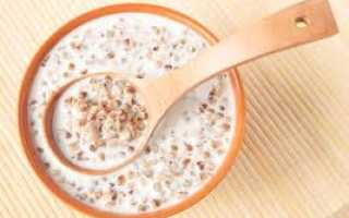 Гречка с кефиром — польза и вред диетического блюда