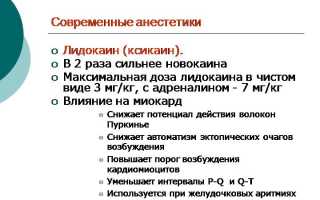 Инструкция по применению обезболивающего Лидокаин в форме мази, геля и крема