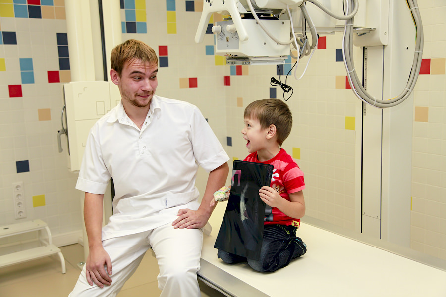 В кабинете флюорографии