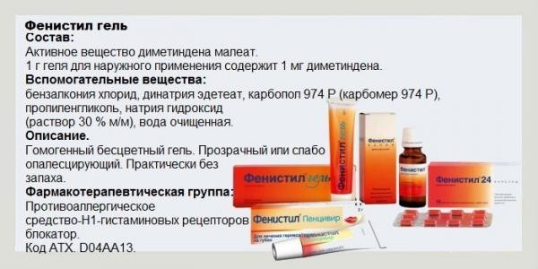 Общие сведения о Фенистиле
