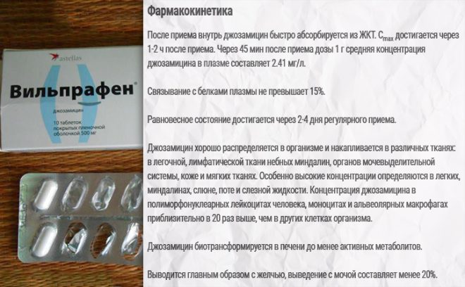 Фармакокинетика Вильпрафена
