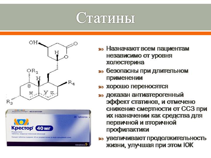 Свойства статинов
