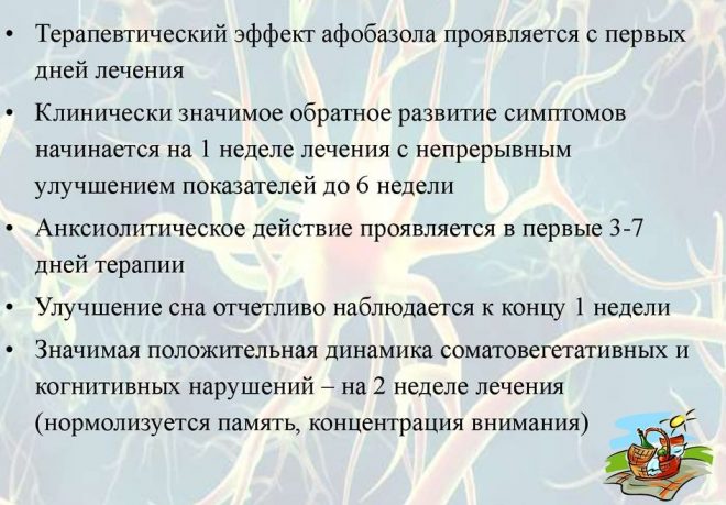 Воздействие Афобазола на организм