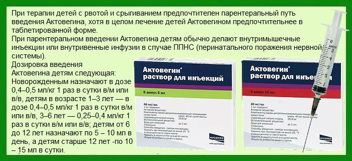 Дозирование детям