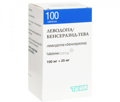 Леводопа\Бенсеразид-Тева