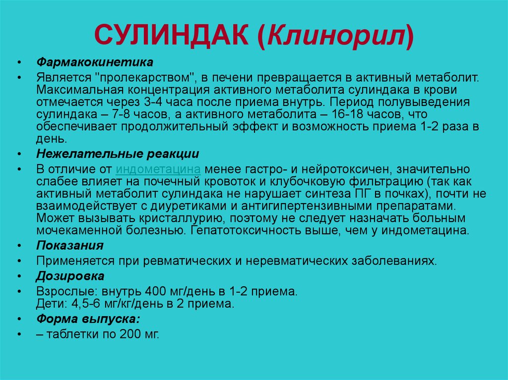 Описание препарата