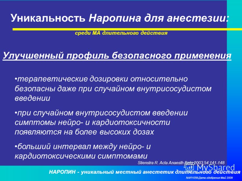 Безопасность препарата