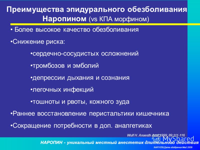 Эпидуральное обезболивание