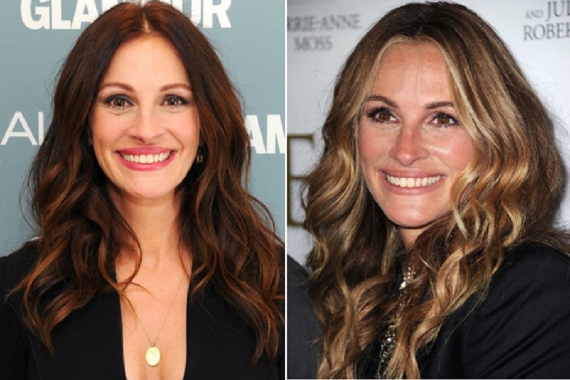 небольшое осветление прядей заметно молодит