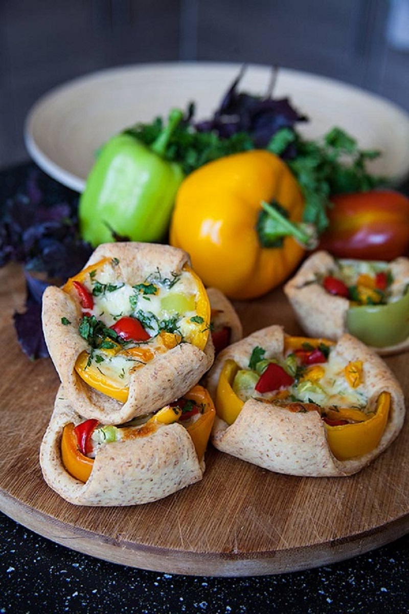 Очень эффектный вариант оформления тарталеток