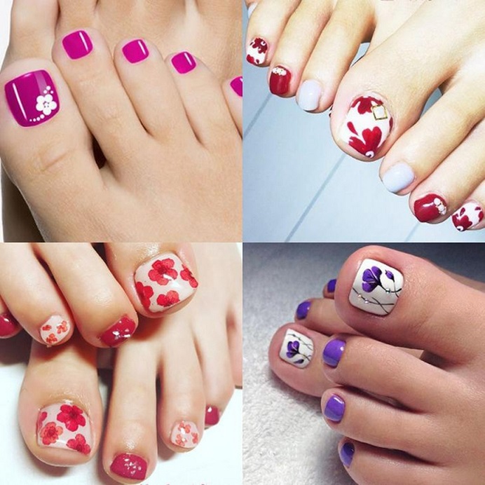 Модный летний педикюр