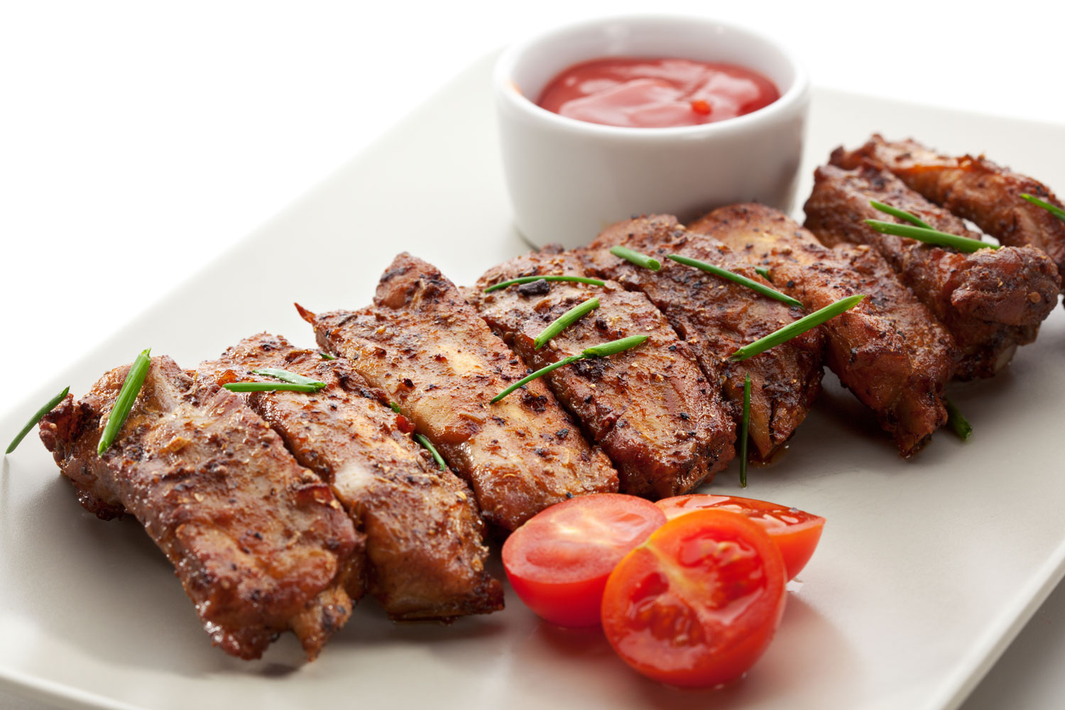 ребрышки на сковороде