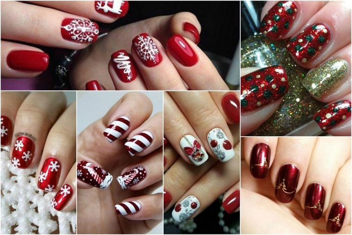 Новогодний маникюр: идеи