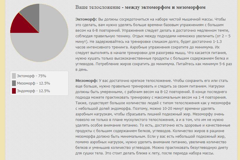 Эктоморф и мезоморф