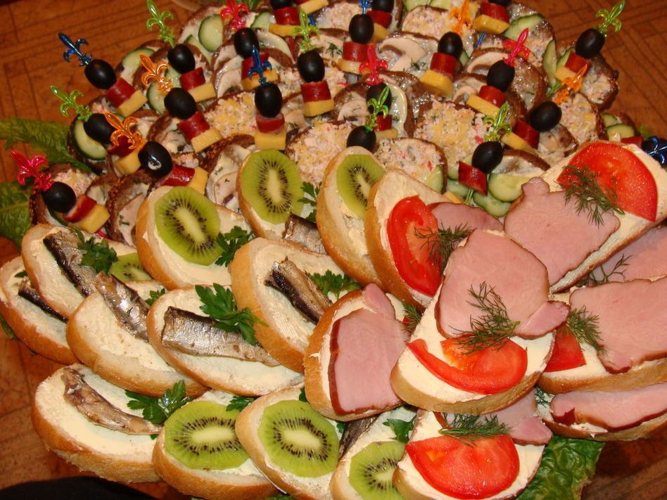 Бутерброды для праздничного стола