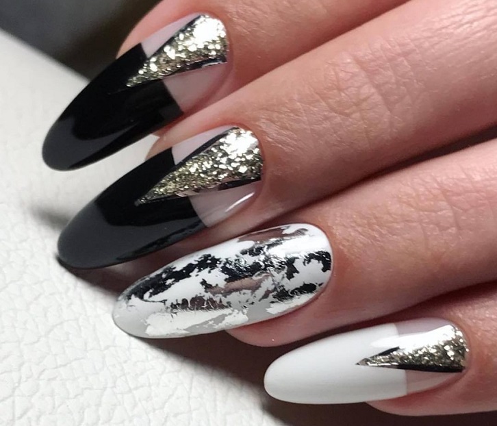 Новогодний маникюр: дизайн