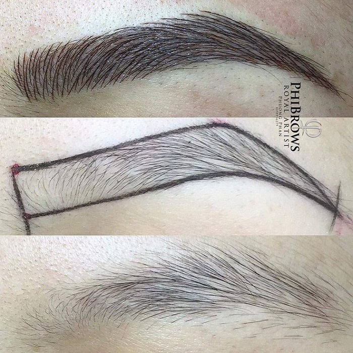 Как сделать модную форму бровей в домашних условиях