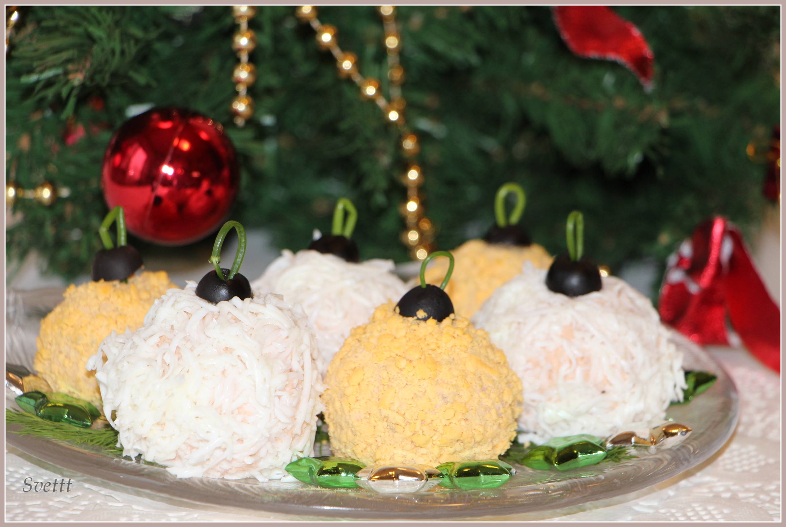 салат "Новогодние шары"