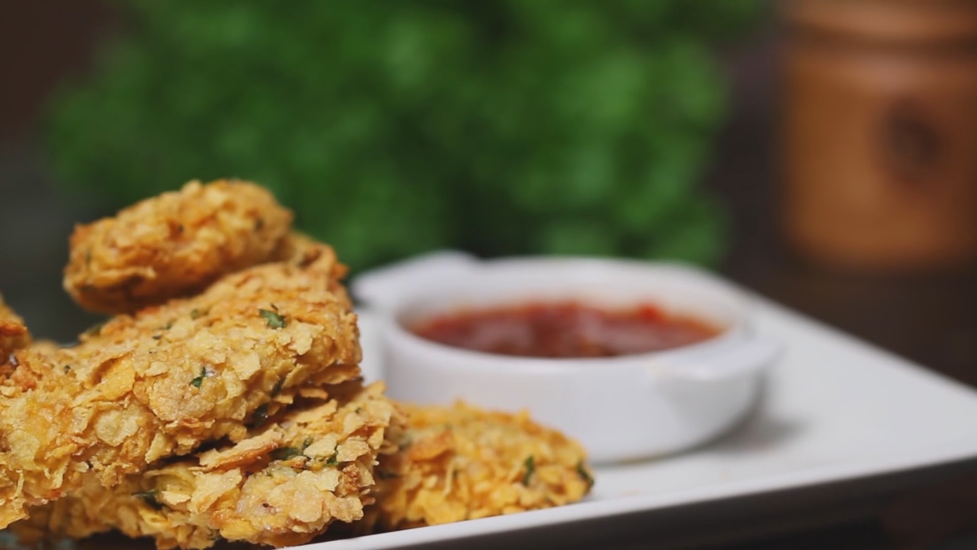 Бутерброды в кукурузной крошке