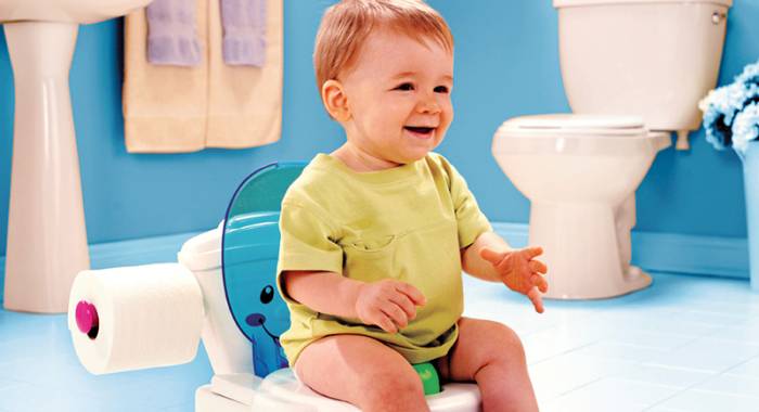 Ребенок на горшке