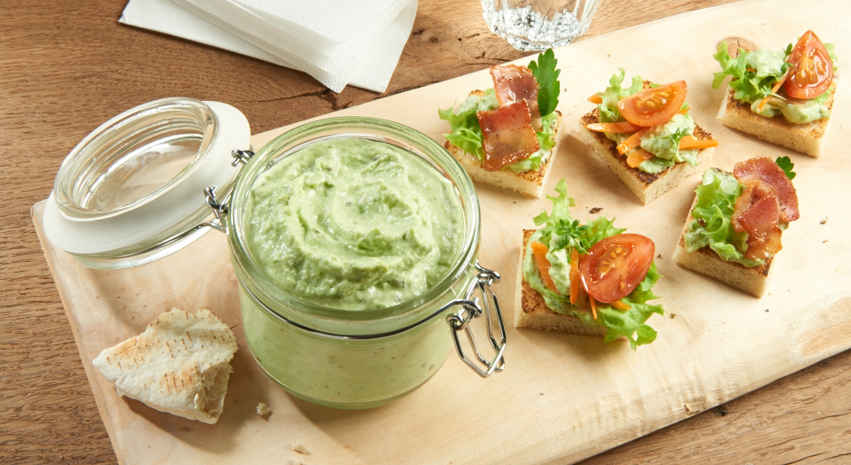 Смесь для бутербродов - дип из авокадо