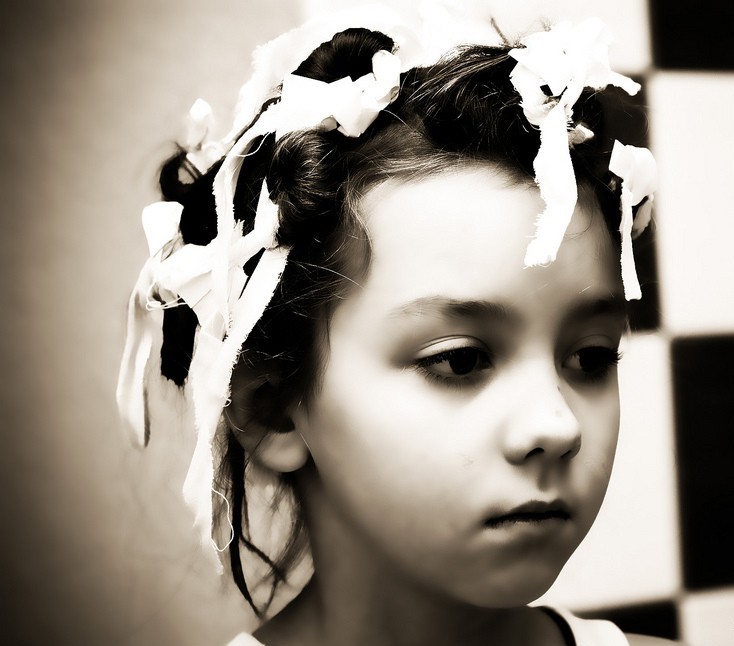 Детские папильотки из ткани.